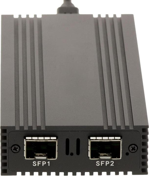 Produktbild Kalea-informatique USB 4 Thunderbolt 3 10G Fiber Network Adapter Cable with 2 SFP+ Ports and Intel I82599 Chipset (Thunderbolt 3, SFP+ (2x))