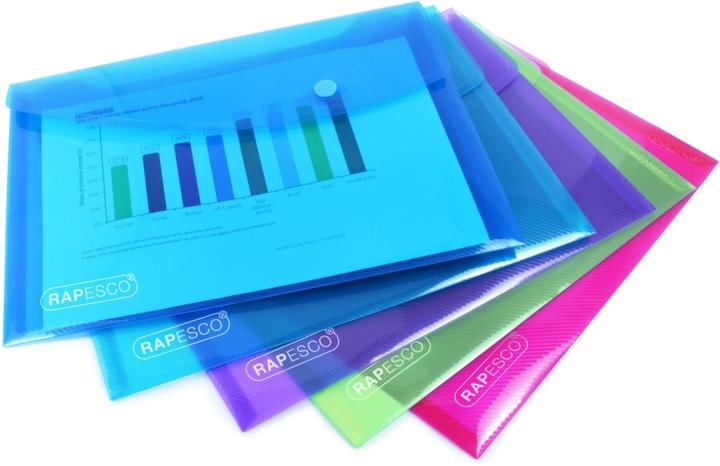 Actual product image Rapesco Document pouches (A5, 5 x)