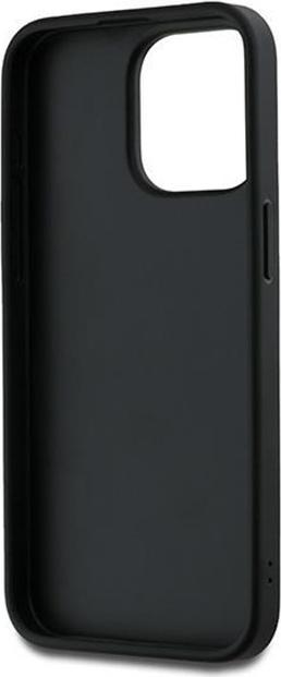 Actual product image DKNY DKHCP15XPBSWSK iPhone 15 Pro Max 6.7" czarny/black hardcase Wrist Strap Stock Logo (Apple iPhone 15 Pro Max)