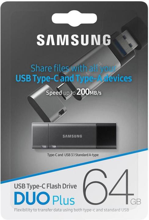 Produktbild Samsung Duo Plus V1 (64 GB, USB-C)