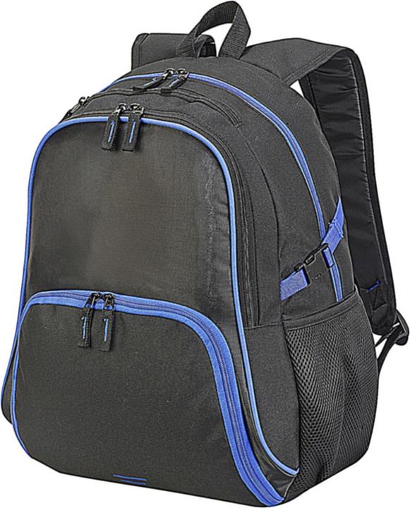 Royal blue, Black