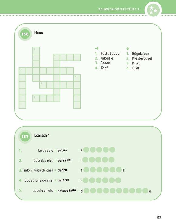 Produktbild Sprachrätsel Spanisch (Deutsch, Spanisch, 2025)