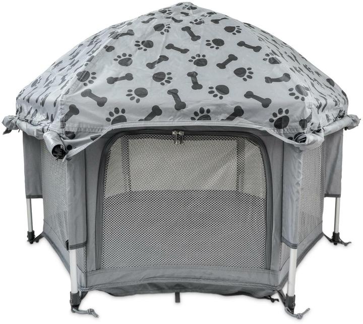 Productafbeelding Pety Overtrek Plus voor box klein, antraciet/zwart