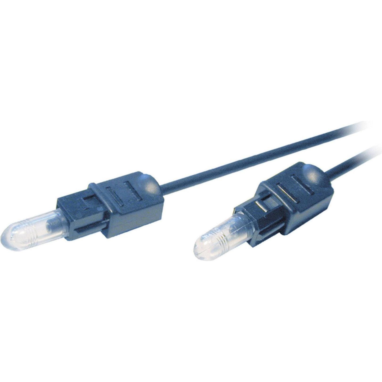 SpeaKa Professional Cavo in fibra ottica Toslink da 1 m (1 m, TOSLINK), Cavo audio