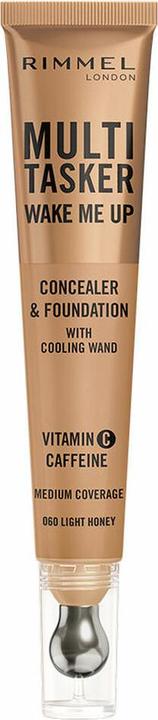 Immagine prodotto Rimmel London Rimmel Multi-Tasker Wake Me Up Foundation & Concealer 20ml 060 Light Honey (060 Miele chiaro)