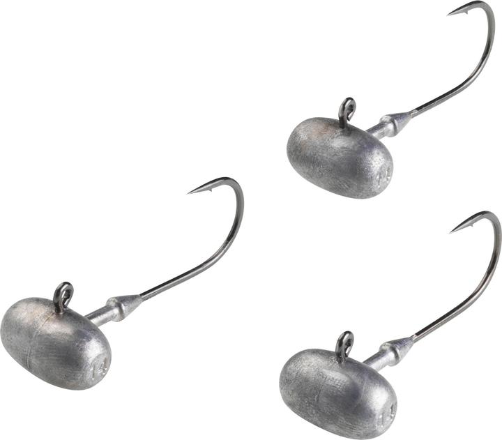 Caperlan Lead head football for rubber feathers