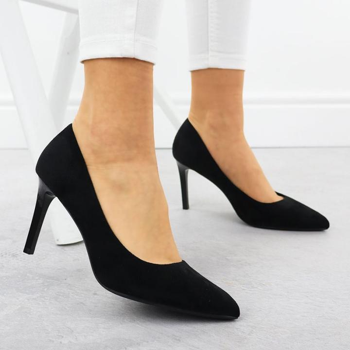 Produktbild Leone Black suede stiletto pumps Sergio 1339 (40)
