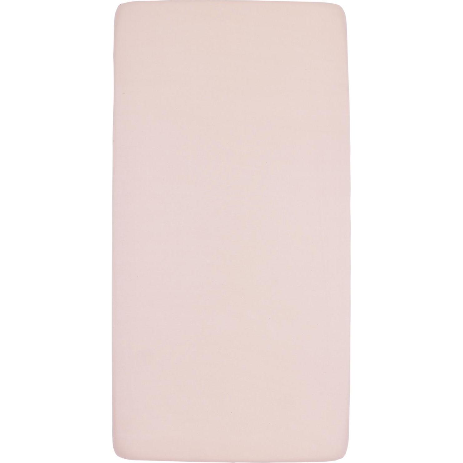 Meyco, Fixleintuch Babybett, jersey Spannbettlaken 60x120 soft pink