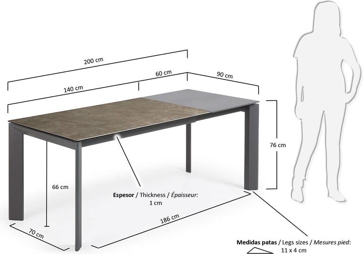 Produktbild Kave Home Axis (90 x 140 cm)