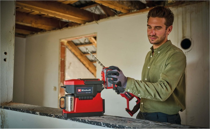 Productafbeelding Einhell Snoerloos koffiezetapparaat " TE-CF 18 Li-Solo " Incl. roestvrijstalen beker