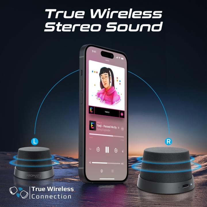 Produktbild ProMate Punch MagSafe Bluetooth Lautsprecher (12 h, Akkubetrieb, Stromversorgung über USB)