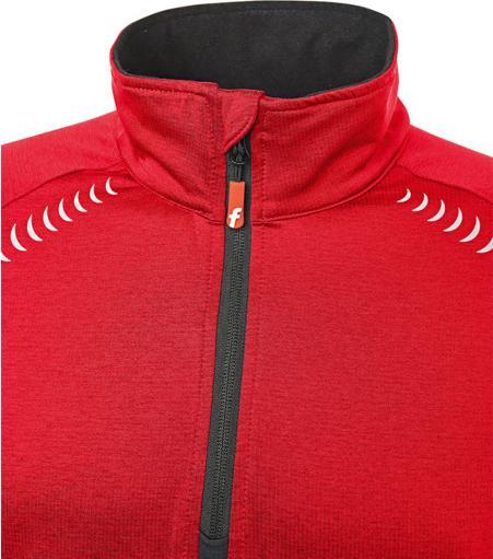 Image du produit Magni Pull en polaire Tech rouge/noir chiné Gr. M Fortis Elements (M)