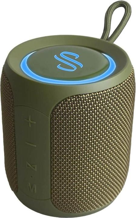 Actual product image Selencia AquaPlay Bluetooth Speaker - Draadloze speaker - Waterproof - Army Green (10 h)