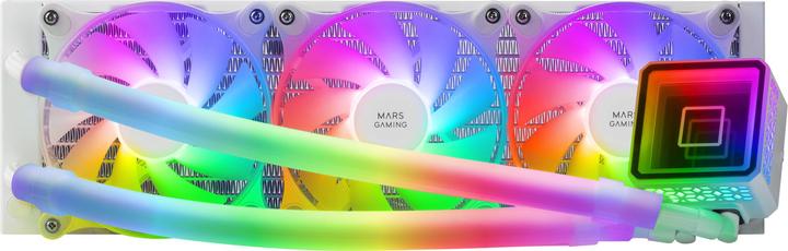 Actual product image Mars Gaming Kit Watercooling Aio Ml-Ultra RGB - 360mm (Blanc)