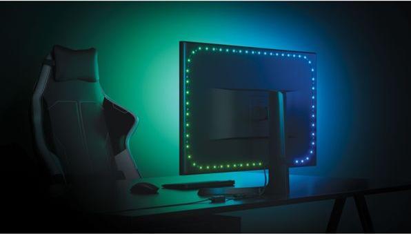 Image du produit Nanoleaf Bandeau lumineux 4D PC Screen Mirror (Multicolore, 250 cm, Intérieur)