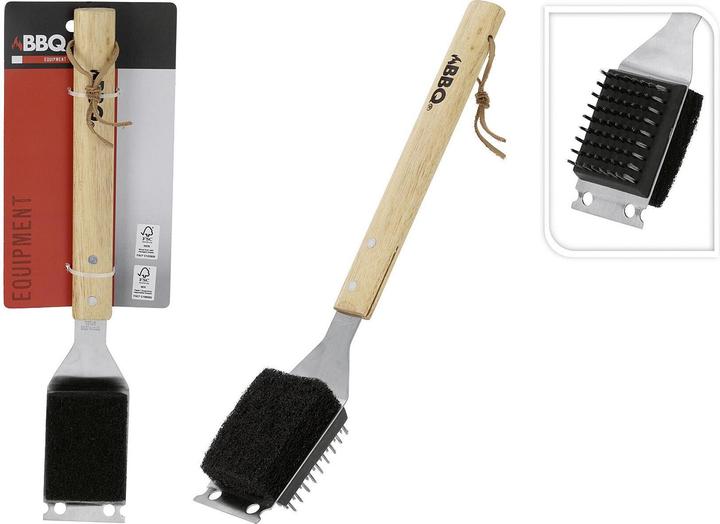 Produktbild Grillbürste Holz 39,5x9,1cm (37.60 cm, 3.13 l)