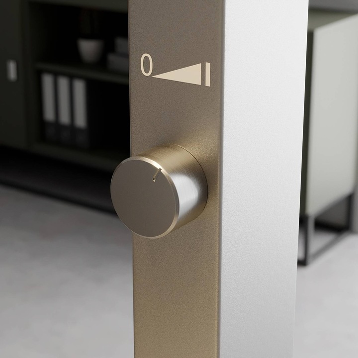 Produktbild Arcchio Logan Stehleuchte Up/Down Silver/White (6000 lm)