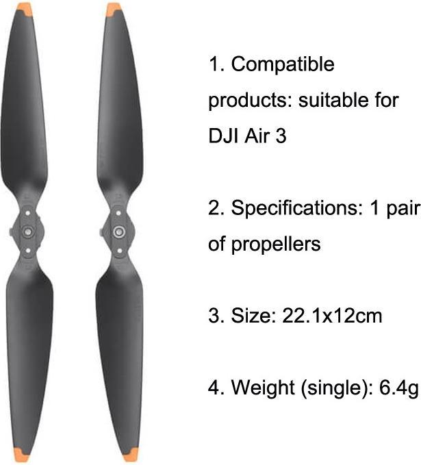Produktbild DJI Low-Noise Propellers (Drohnen Propeller, DJI Air 3)
