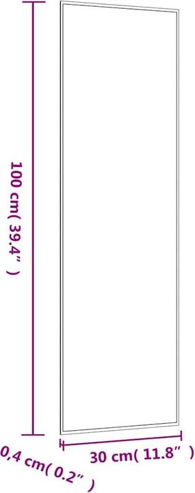 Immagine prodotto vidaXL Ariel (30 x 100 cm)