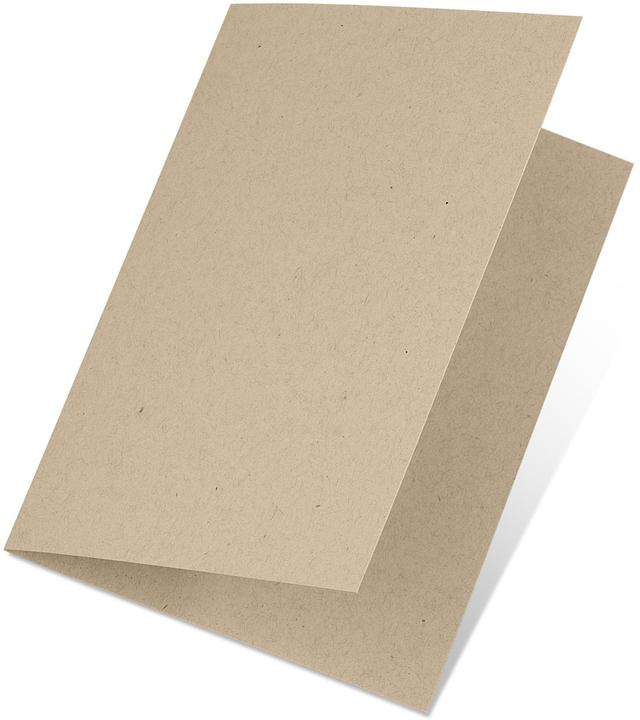 Produktbild Artoz Blankokarte Green Line A5, 5 Stück, Hellbraun (5 Stk.)