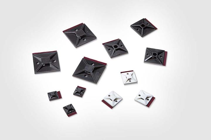 Image du produit HellermannTyton Socle de fixation, 19,0 x 19,0 mm, noir (Boucles de fixation, 19 mm, 100 pcs)