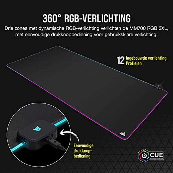 Actual product image Corsair MM700 RGB Extended (XXL)