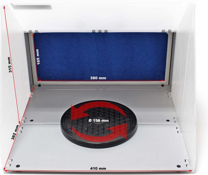 Actual product image Wiltec Paint mist extraction system