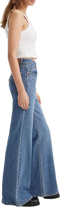 Actual product image Levis Ribcage Bells Blacks (W24/L34)