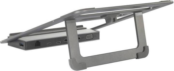 Produktbild Renkforce USB-C 12-in-1 Laptop-Dockingständer (USB-C, 4 Ports)
