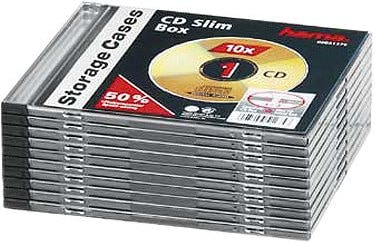 Actual product image Hama 1x10 CD Sleeve Slim-Line