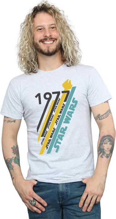 Produktbild Star Wars Retro 77 Stripes TShirt (XXL)