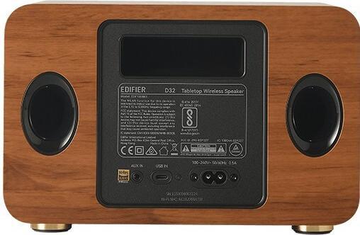 Productafbeelding Edifier D32 WiFi-luidspreker voor meerdere kamers Bluetooth hout detailhandel (11 h)