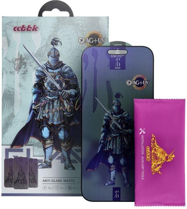 Produktbild OG Protective glass Shuijia Glass - for Iphone 16 Pro black (1 Stk., Apple iPhone 16 Pro, Apple iPhone 17)