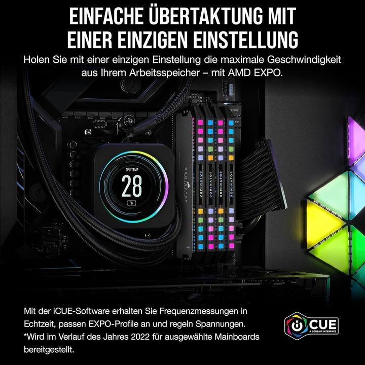 Produktbild Corsair D564GB (2 x 32GB, 6000 MHz, DDR5-RAM, DIMM)