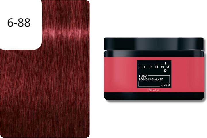 Produktbild Schwarzkopf Professional SchwarzkopfChroma ID Bonding Color Mask 6-88 Dunkelblond Rot Extra (250 ml)