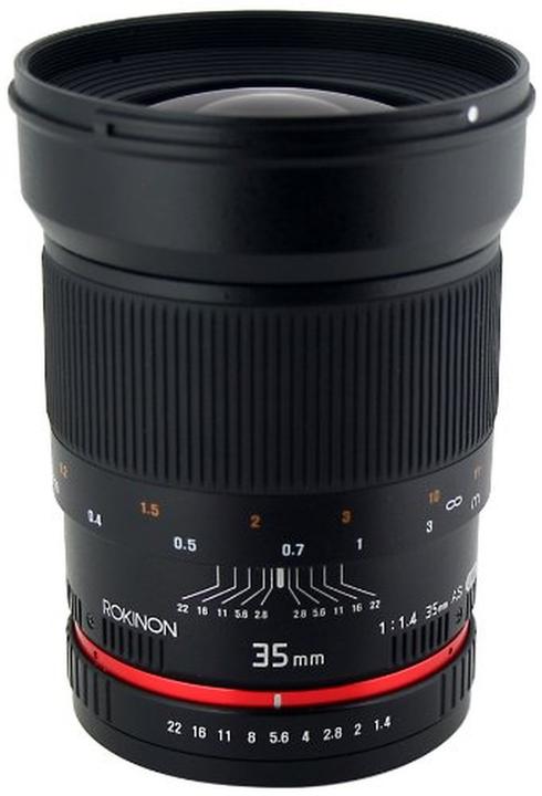 Produktbild Rokinon 35mm F1.4 AS UMC Wide Angle Cine Lens for Sony E-Mount (NEX) (RK35M-E) (Sony E, APS-C / DX)