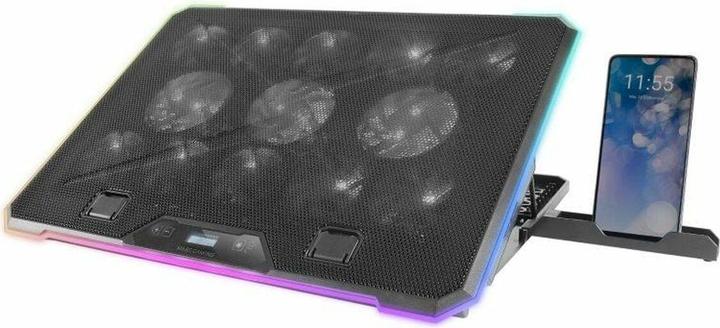 Mars Gaming Support Ventilé Mnbc13 RGB 17max (Noir)