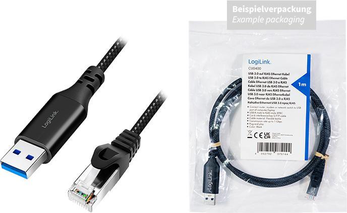 Image du produit LogiLink Câble réseau (S/FTP, CAT6, 10 m)