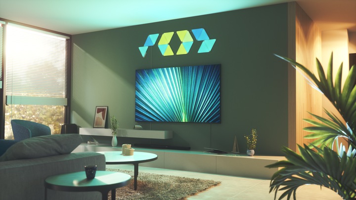 Image du produit Nanoleaf Shapes Triangles Smarter Kit 15 (80 lm)