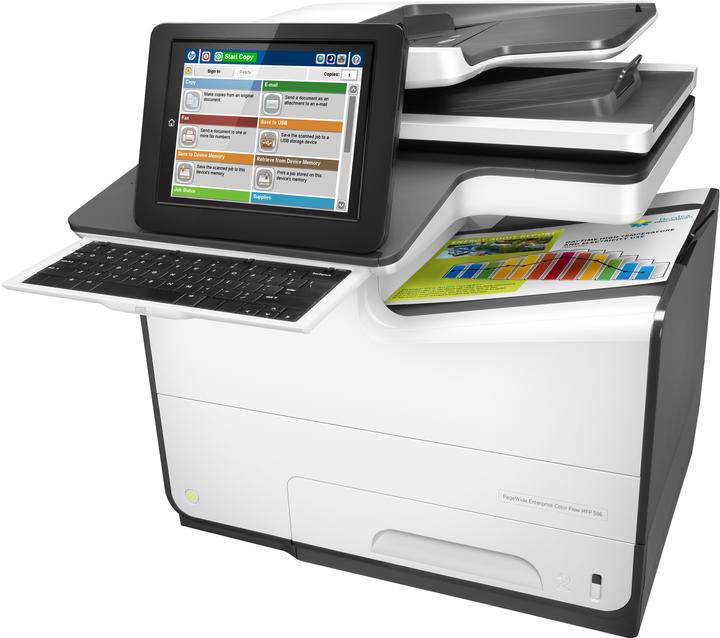 Actual product image HP Enterprise MFP 586z (Ink, Colour)