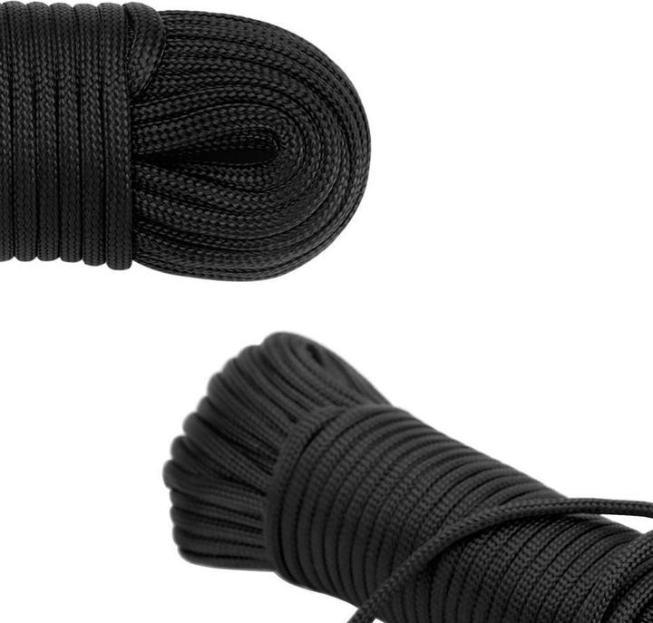 Produktbild Intirilife 31m Nylon Outdoor Seil in SCHWARZ (31 m)
