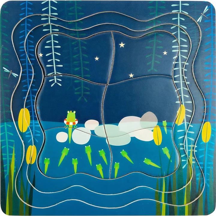 Produktbild small foot Schichtenpuzzle Froschkönig (28 Teile)