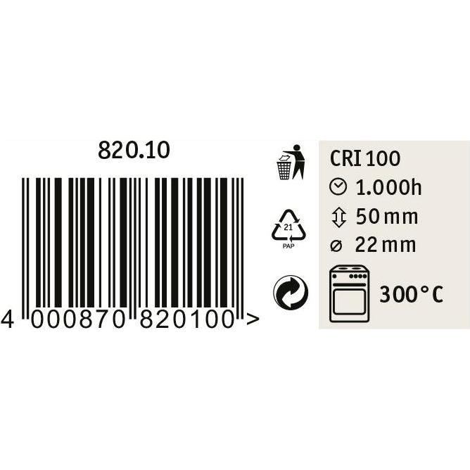 Thumbnail - Paulmann, Leuchtmittel, Backofenlampe (E14, 15 W, 85 lm, 1 x, G)