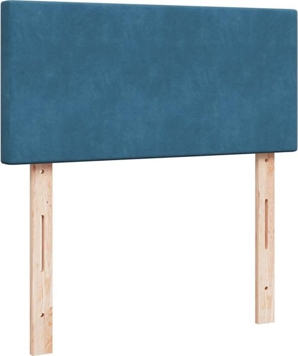 Produktbild vidaXL Bo x springbett mit Matratze 200 x 200 cm Samt (200 x 200 cm)