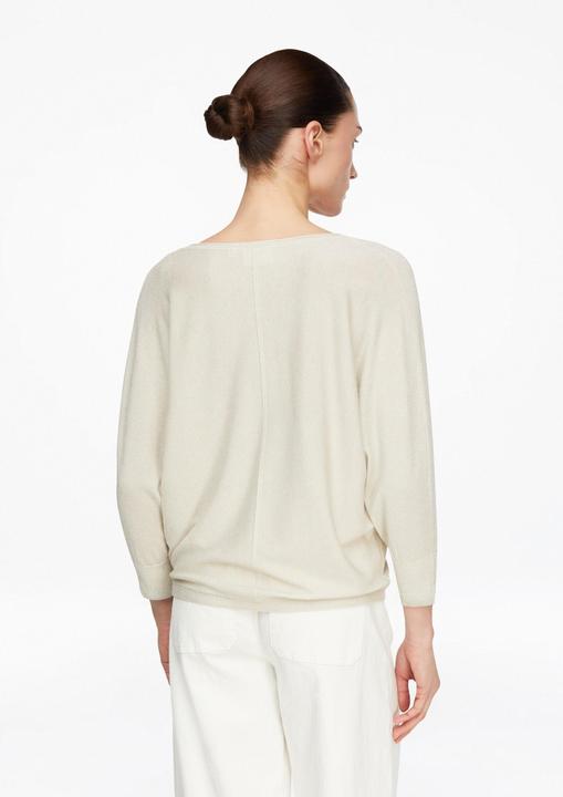 Produktbild Comma Softer Viskose-Glitzergarn-V-Ausschnitt-Pullover (L)