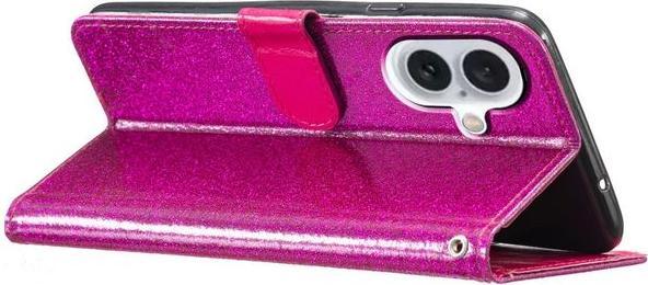 Actual product image MU Style PU Leather Bling Series (Apple iPhone 16)