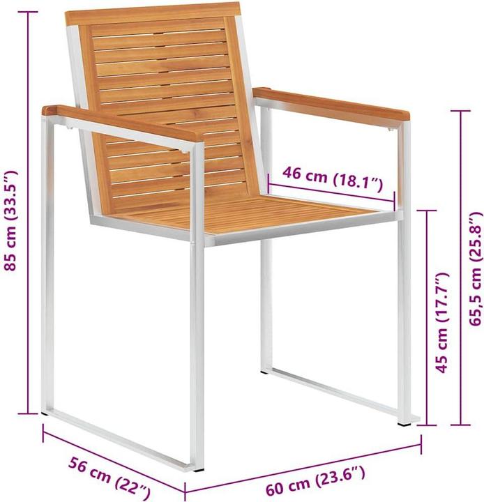 Actual product image vidaXL Garden chair