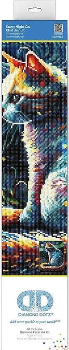Produktbild Diamond Dotz Diamond Painting Katze bei Nacht