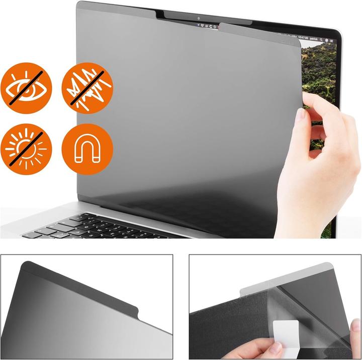 Produktbild Durable Blickschutz MacBook Pro 15 MAGNETIC (15.40")