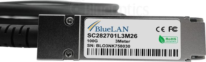 Image du produit BlueOptics X240 JL283A compatible BlueLAN QSFP28 DAC SC282701L3M26